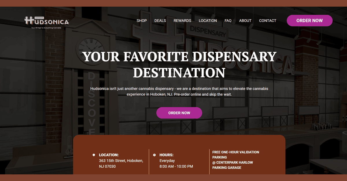 Hudsonica Weed Dispensary & Delivery Launches Cannabis Delivery Service in Hoboken and Hudson County