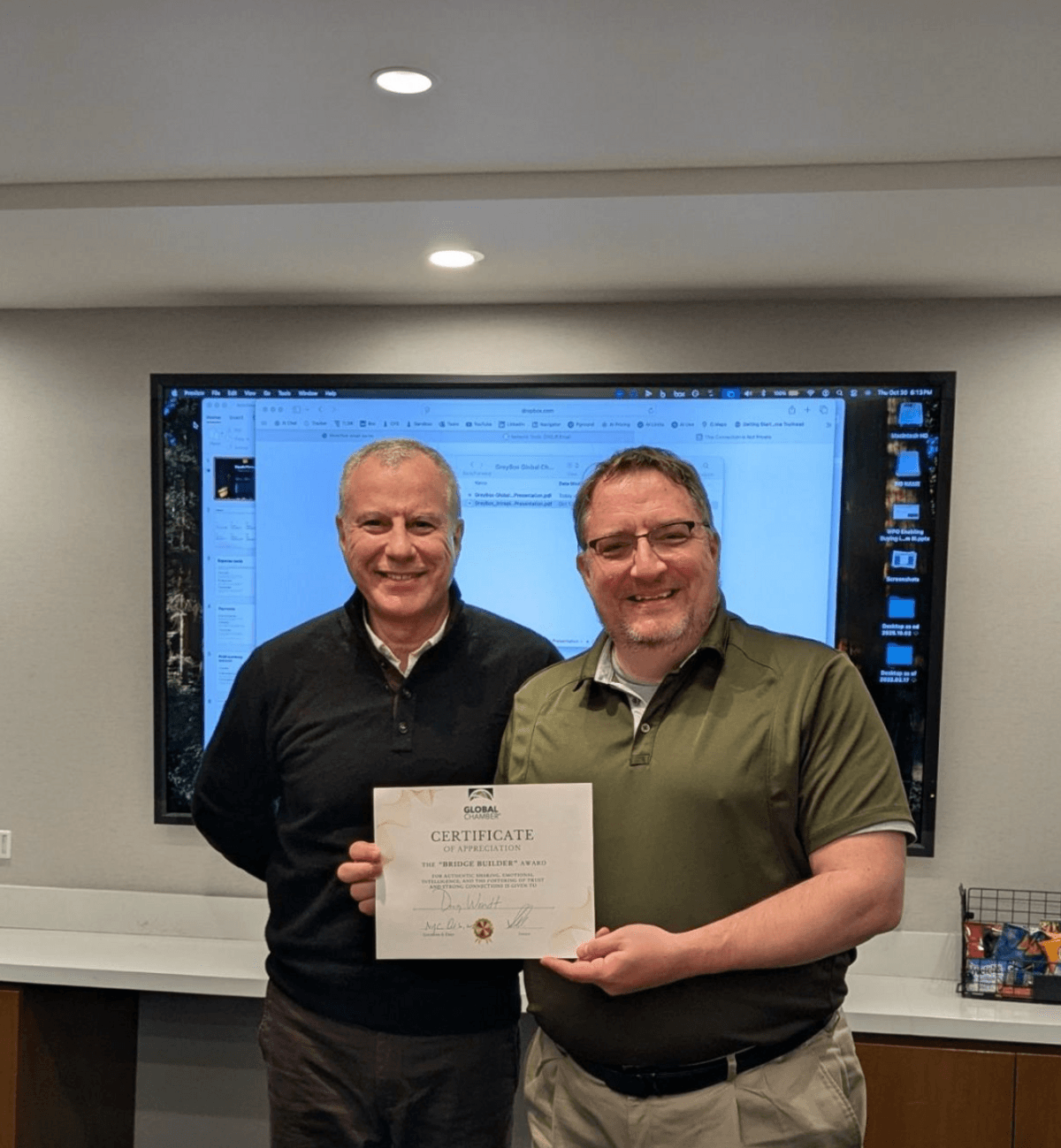 Wendt Partners Co-Founder Honored with Global Chamber's Bridge Builder Award for Advancing International Business Connections